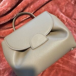 Elegant Gray Women's Handbag